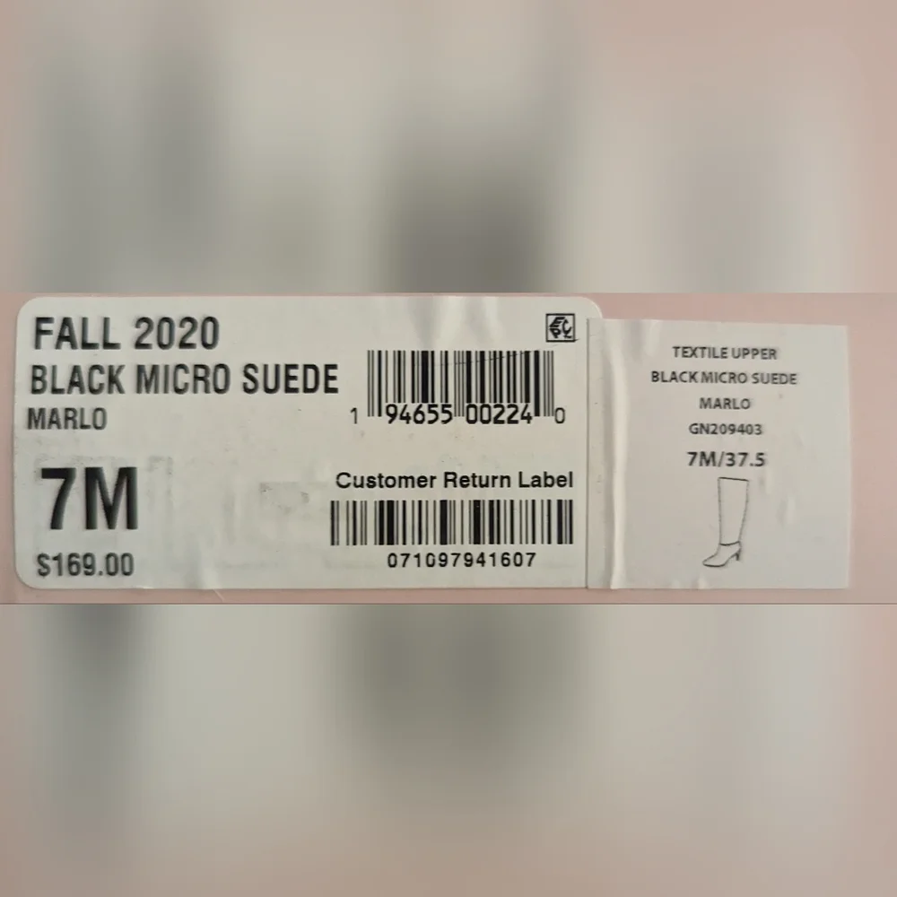 NIB BCBGENERATION black Marlo micro suede pointed toe pull on stilleto heel - Picture 10 of 11